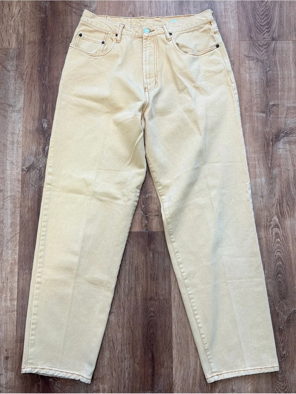 Vintage Lucky Brand Dungarees By Gene Montesano Jeans Mens Relaxed Fit USA Made